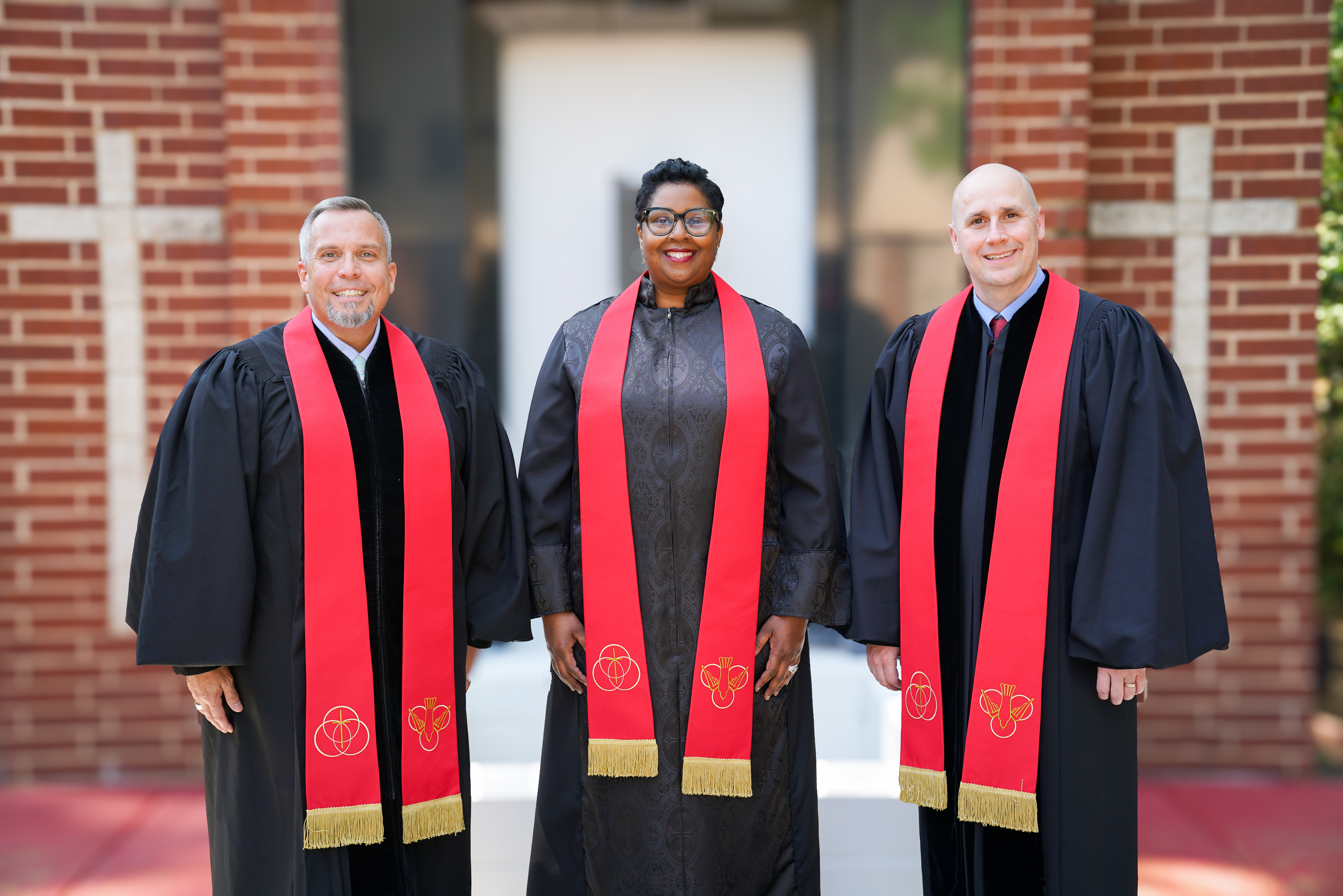 Equipping Elders stand together in pastoral robes